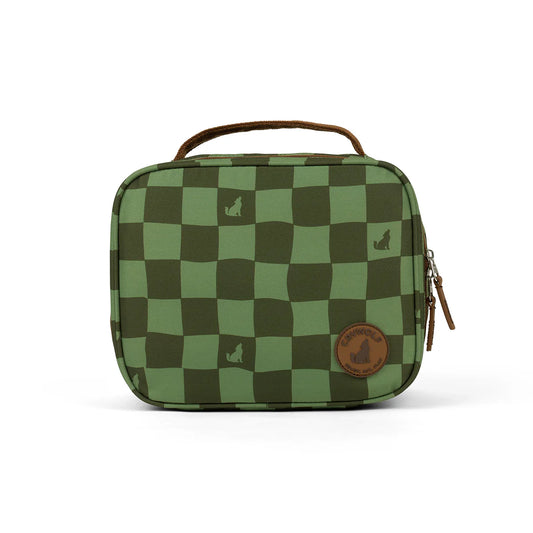 Crywolf Everyday Lunch Bag Green Check | Aster & Ruby