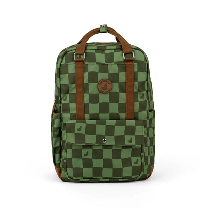 Crywolf Knapsack Green Check | Aster & Ruby