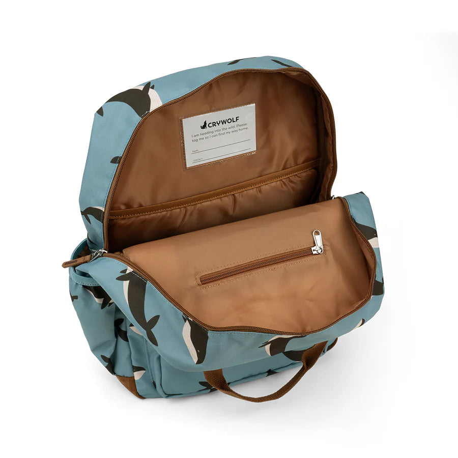 Crywolf Knapsack Whale Trail | Aster & Ruby