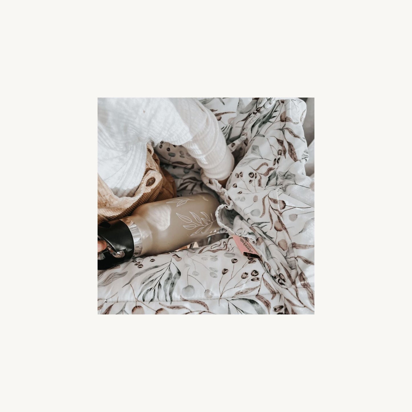 Bambella Designs Bambella Designs Double Trolley Liner Botanical | Aster & Ruby