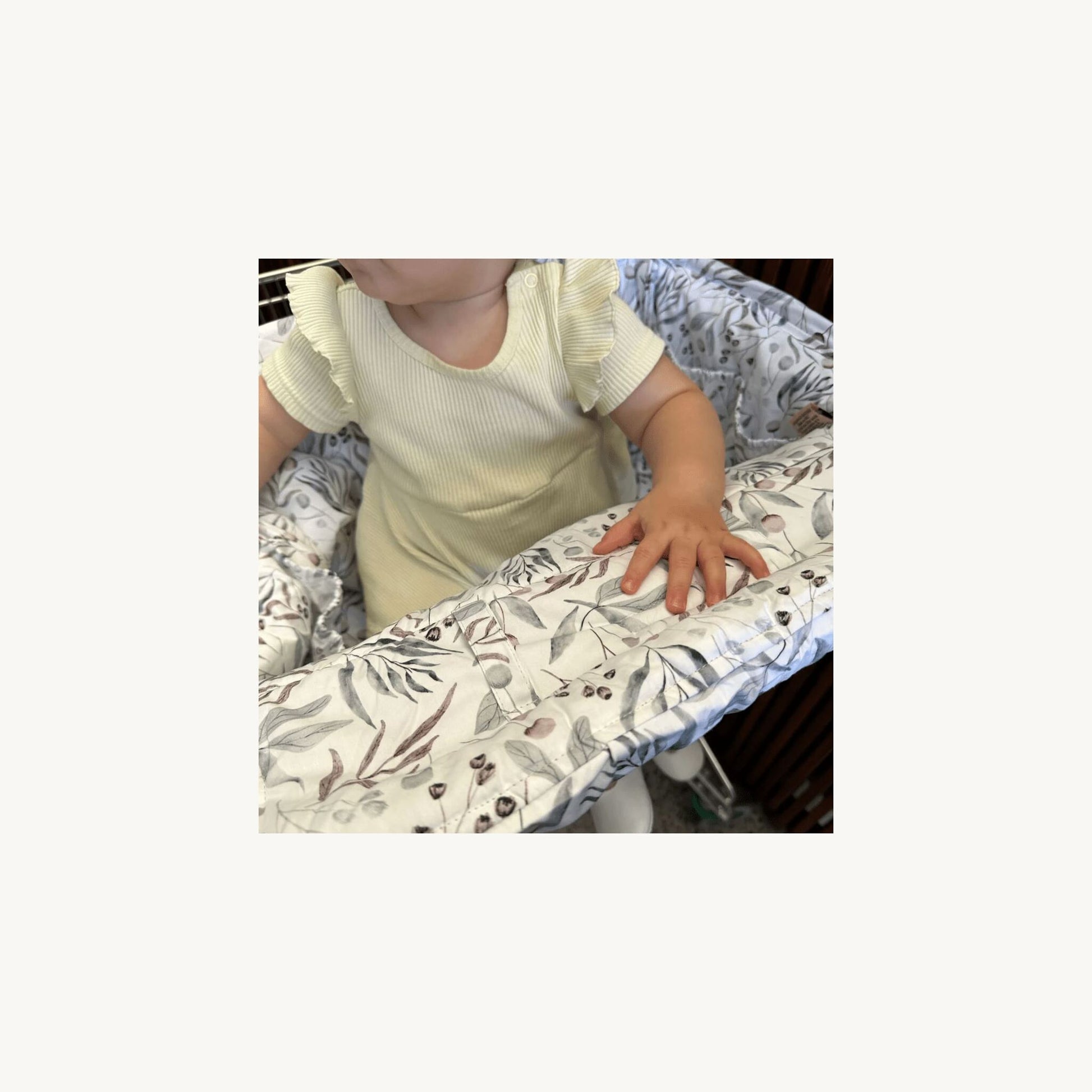 Bambella Designs Bambella Designs Double Trolley Liner Botanical | Aster & Ruby