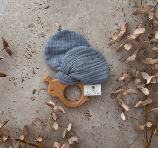 Butterfly Teether - Cornflower Blue