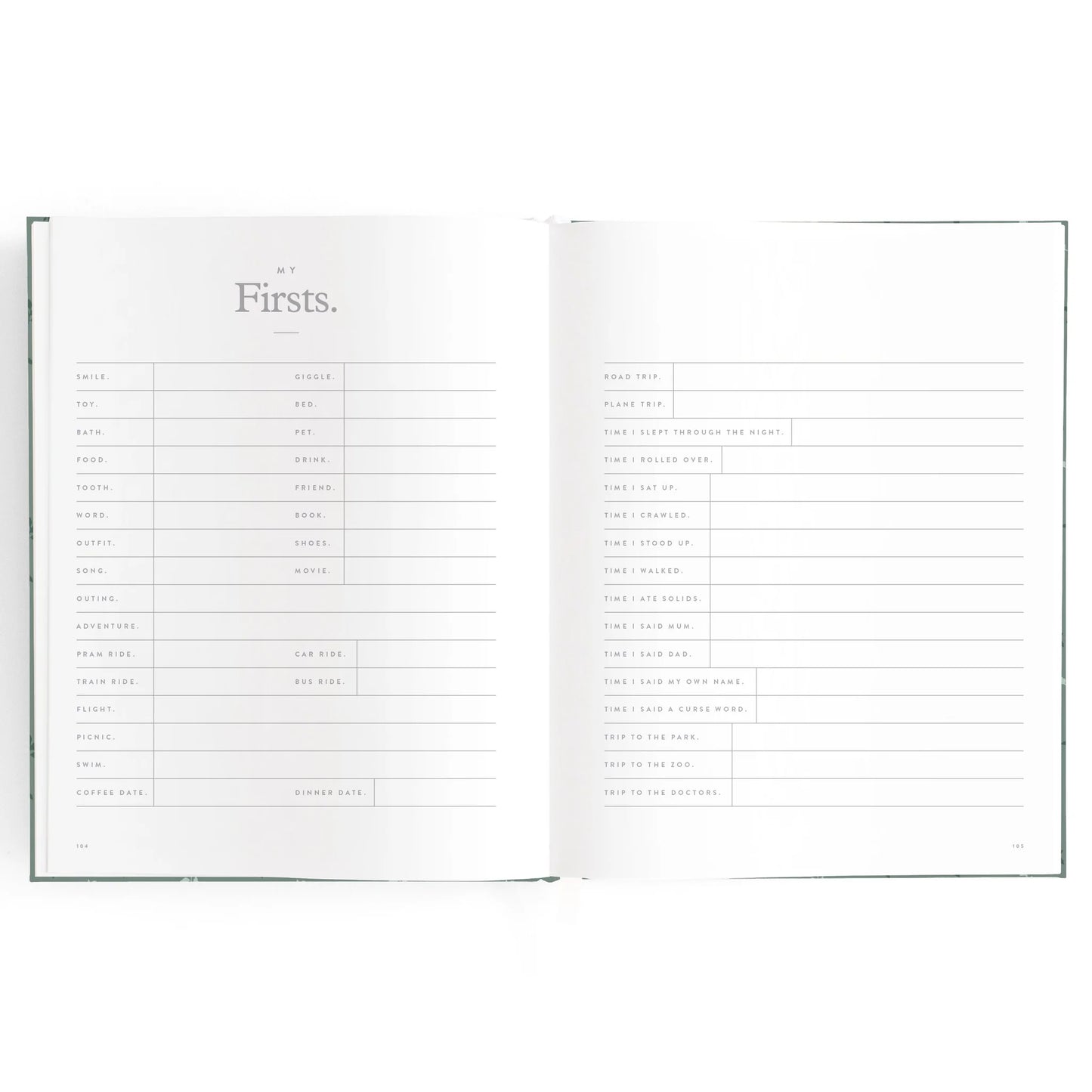 Fox & Fallow Baby Book Pine | Aster & Ruby