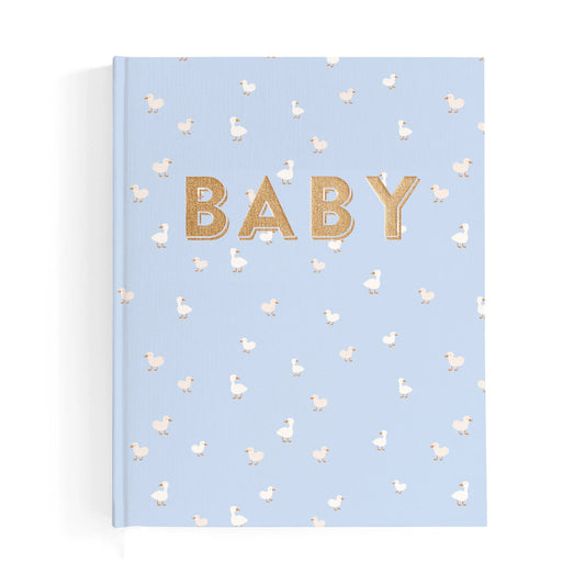 Baby Book Blue Ducks