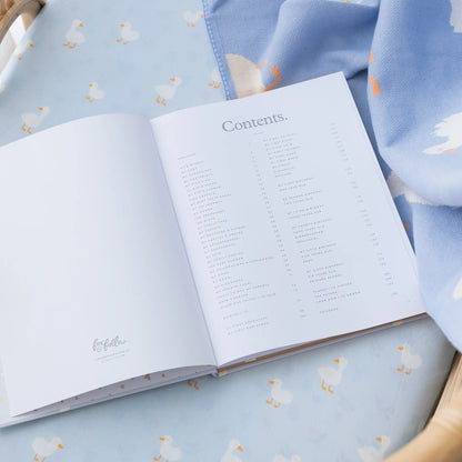 Baby Book Blue Ducks