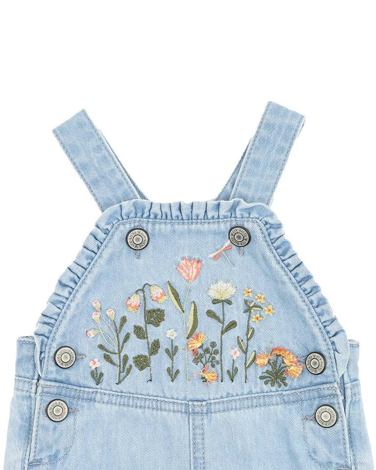 Botanica Embroided Overalls