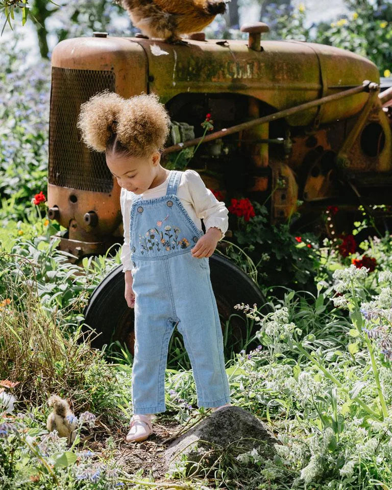 Botanica Embroided Overalls