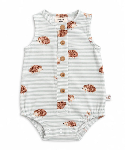 Forest Friends - Button-up Romper