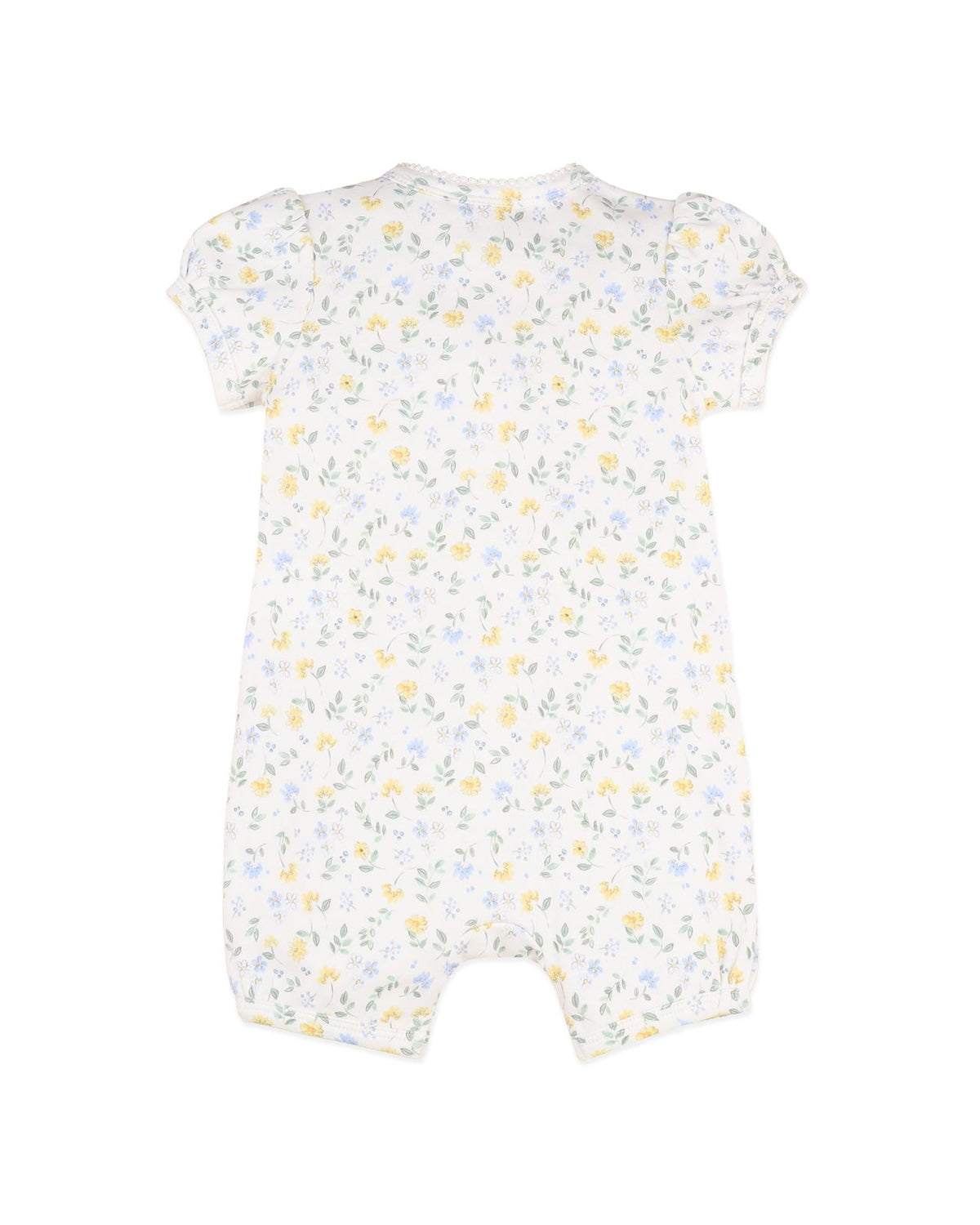 Libby Organic Ss Zip Romper