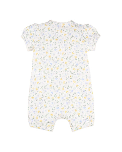 Libby Organic Ss Zip Romper