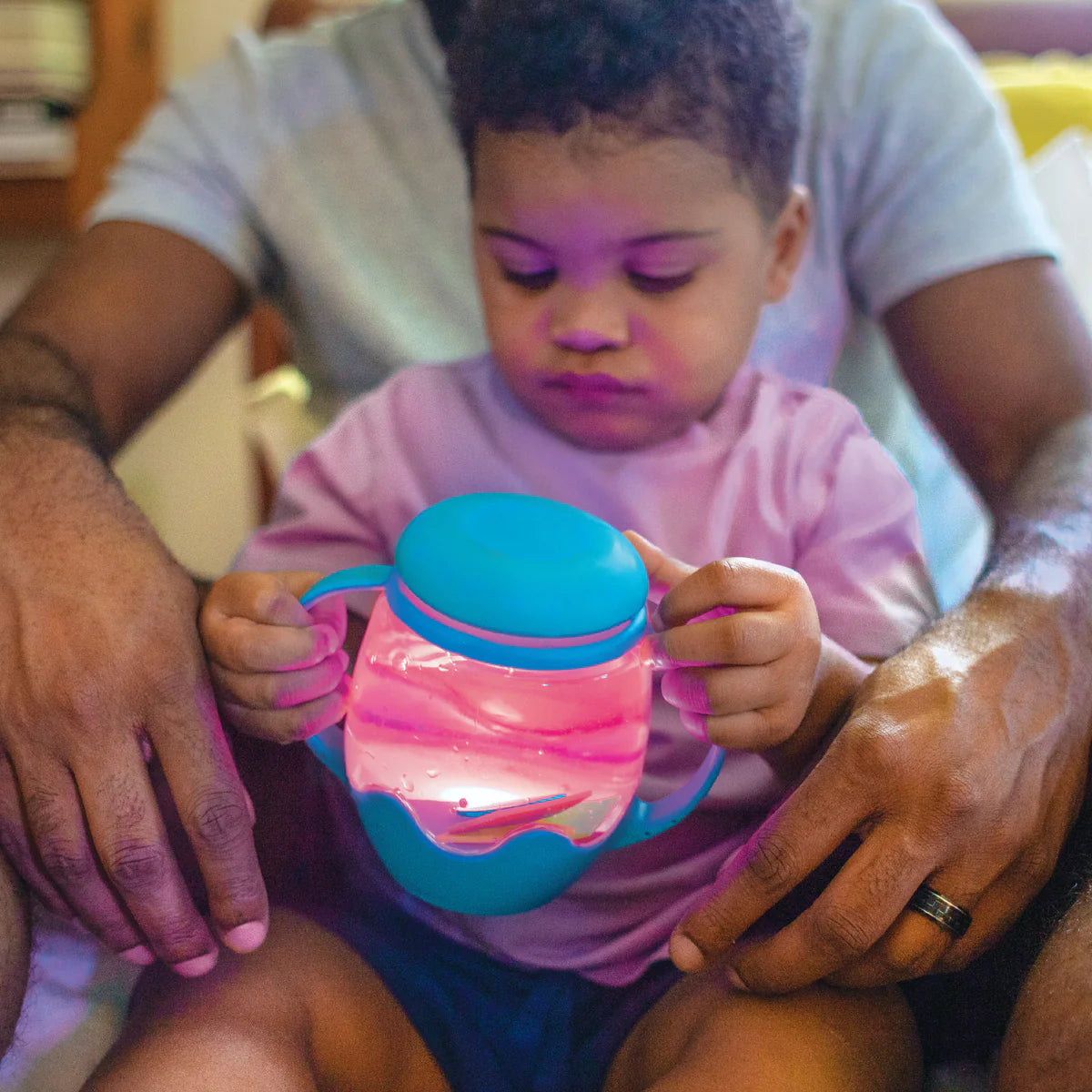 Mini Sensory Play Jar Blue