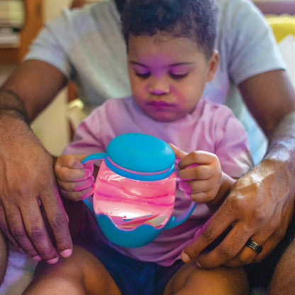 Mini Sensory Play Jar Blue