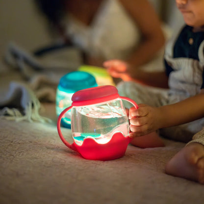 Mini Sensory Play Jar Pink