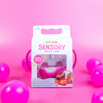 Mini Sensory Play Jar Pink