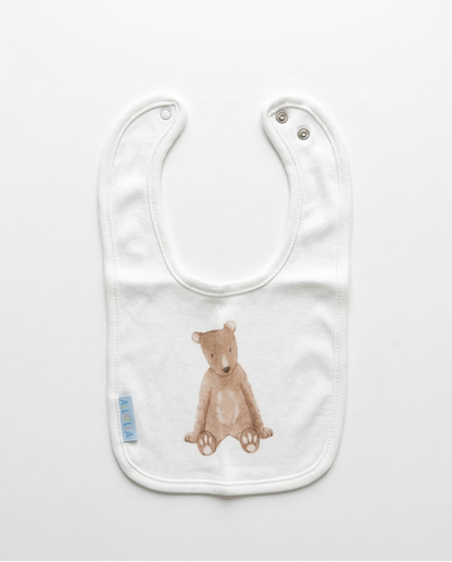 6pcs Organic Cotton Clothing Set Neutral Bear