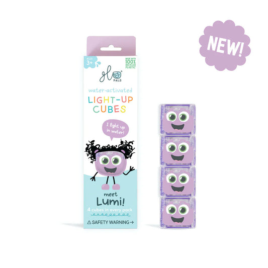 Glo Pal Cubes Purple Lumi