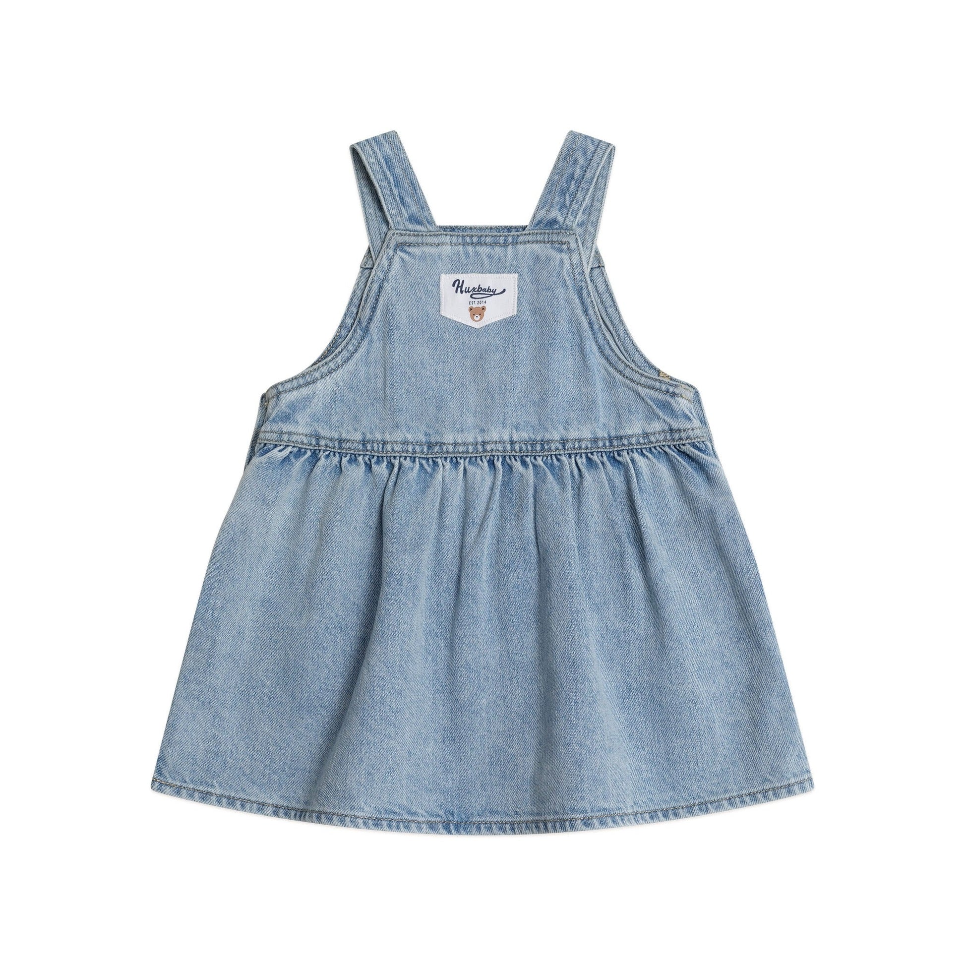 Huxbaby Dreamy Denim Pinafore Dress | Aster & Ruby
