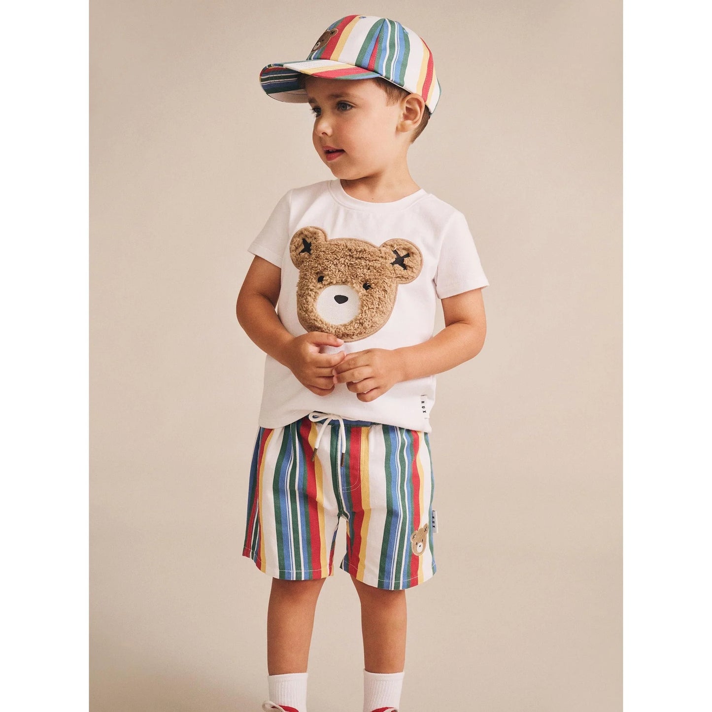 Huxbaby Vintage Stripe Shorts | Aster & Ruby