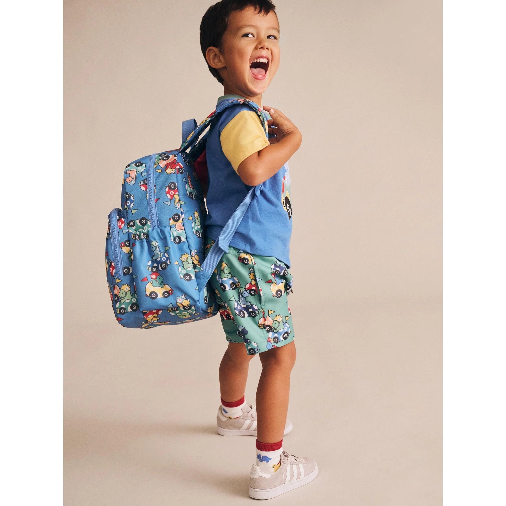 Huxbaby Perfect Backpack Dino Car | Aster & Ruby