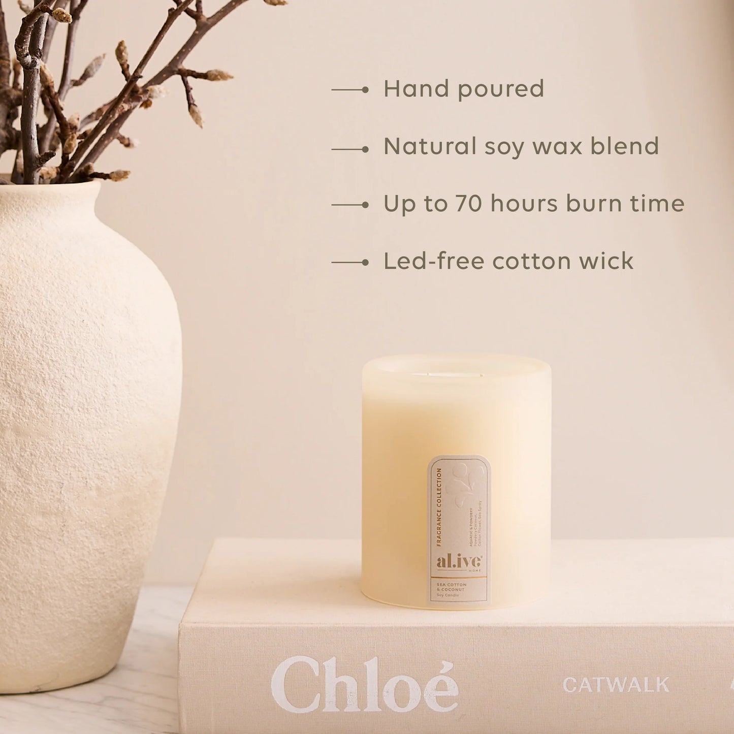 Soy Candle | Sea Cotton & Coconut