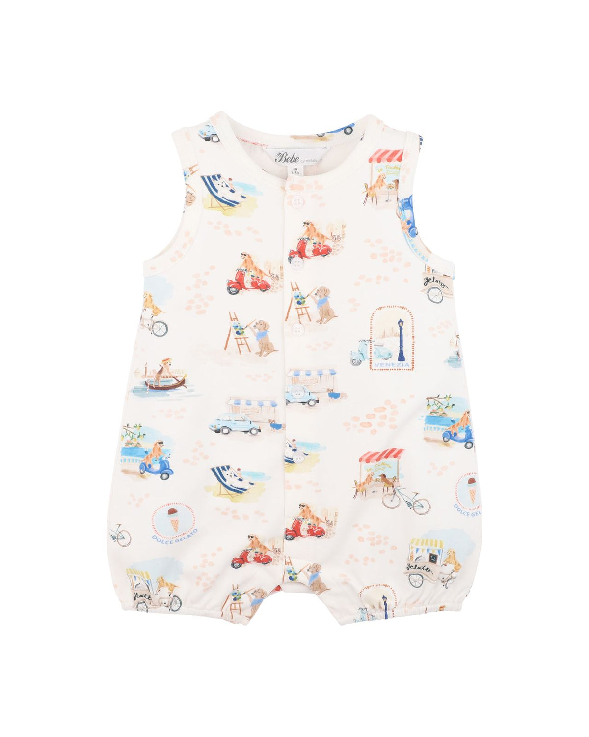 Alexi Organic Button Front Romper