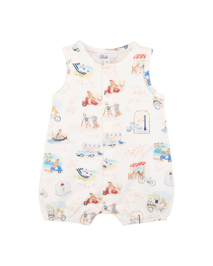 Alexi Organic Button Front Romper