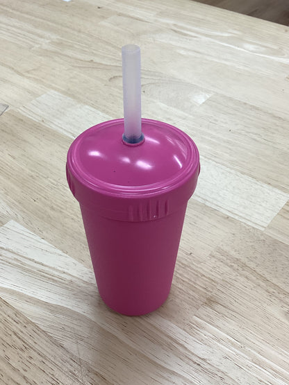 Straw Cup with Reusable Straw