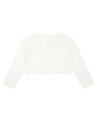 Bebe Bebe Scalloped Edge Knitted Cardigan | Aster & Ruby