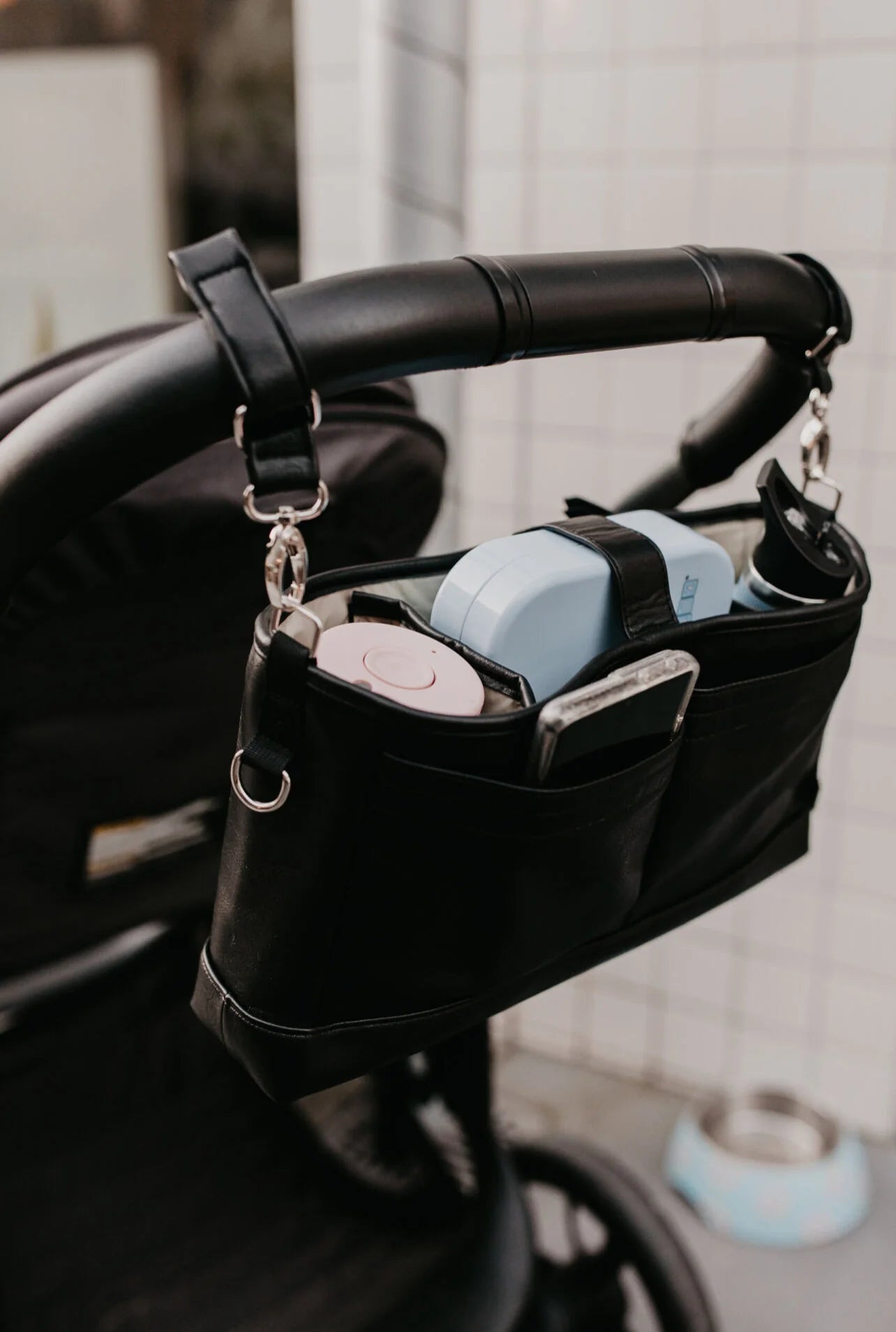 Signature Pram Caddy - Black