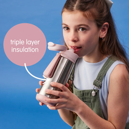 b.box Blush Crush Insulated Sport Spout 500ml | Aster & Ruby