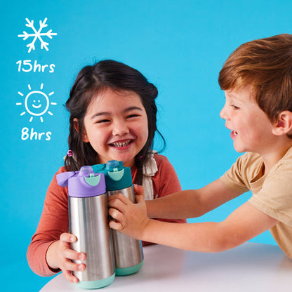Insulated Sport Spout Bottle – Electric Jungle 500mL