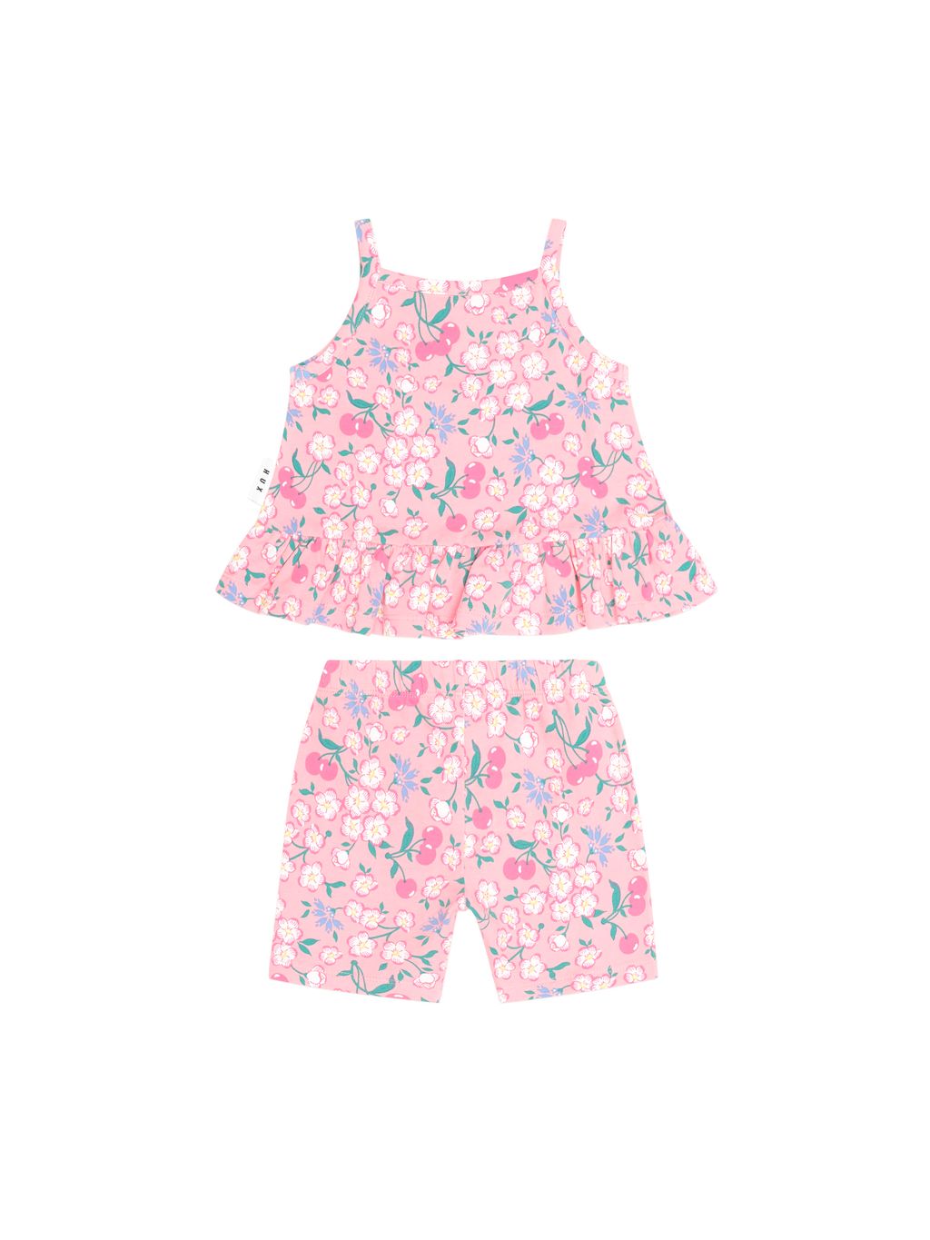 Tropical Cherry Floral 2 Piece Set