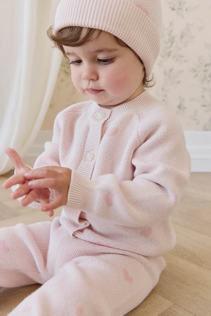 Kate Legging Kate Heart Jacquard Cotton Candy