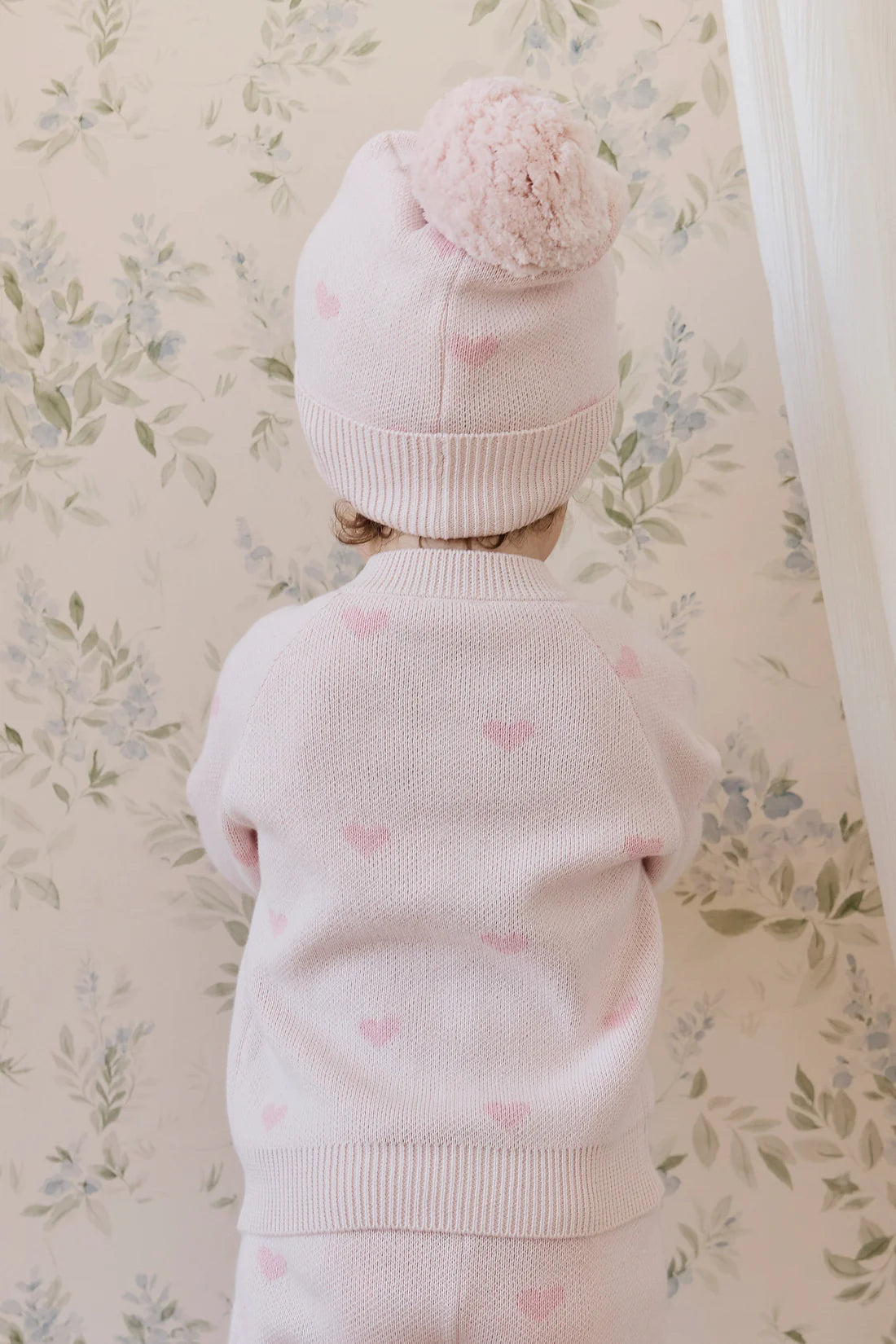 Kate Hat Kate Heart Jacquard Cotton Candy