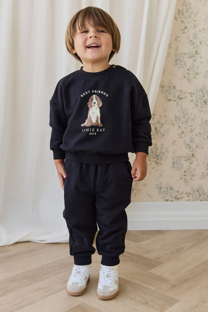 Organic Cotton Nash Track Pant Eclipse