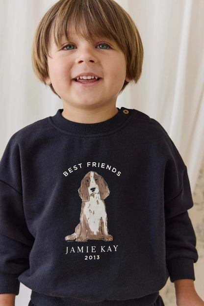 Organic Cotton Nash Sweatshirt Eclipse Best Friends
