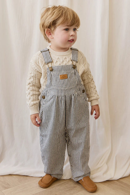 Cecil Overall Sailor Stripe Eclipse / Cloud