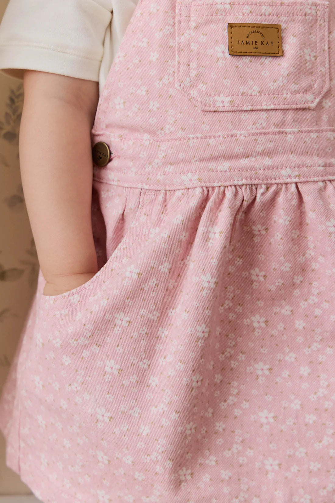 Norah Overall Dress Paula Powder