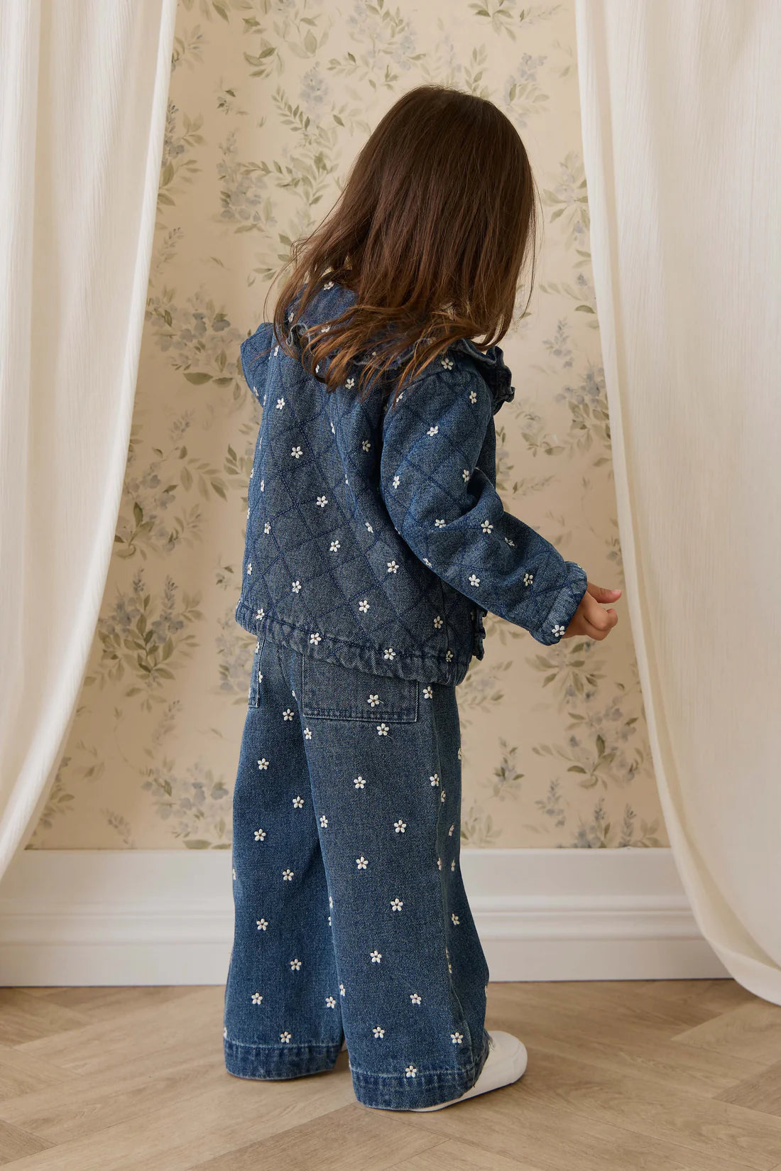 Amandine Jacket Josie Floral Denim