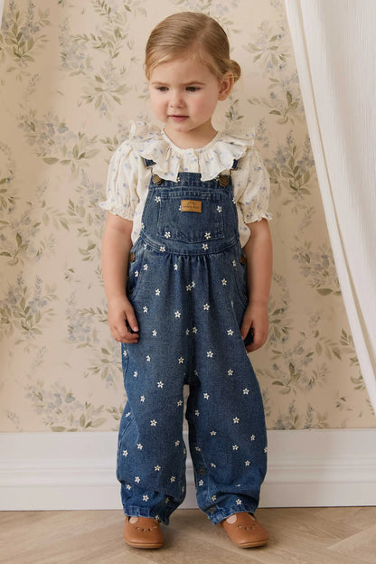 Cecil Overall Josie Floral Denim