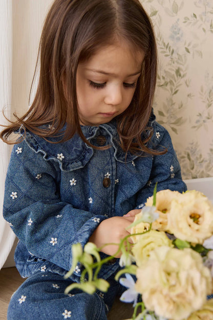 Amandine Jacket Josie Floral Denim