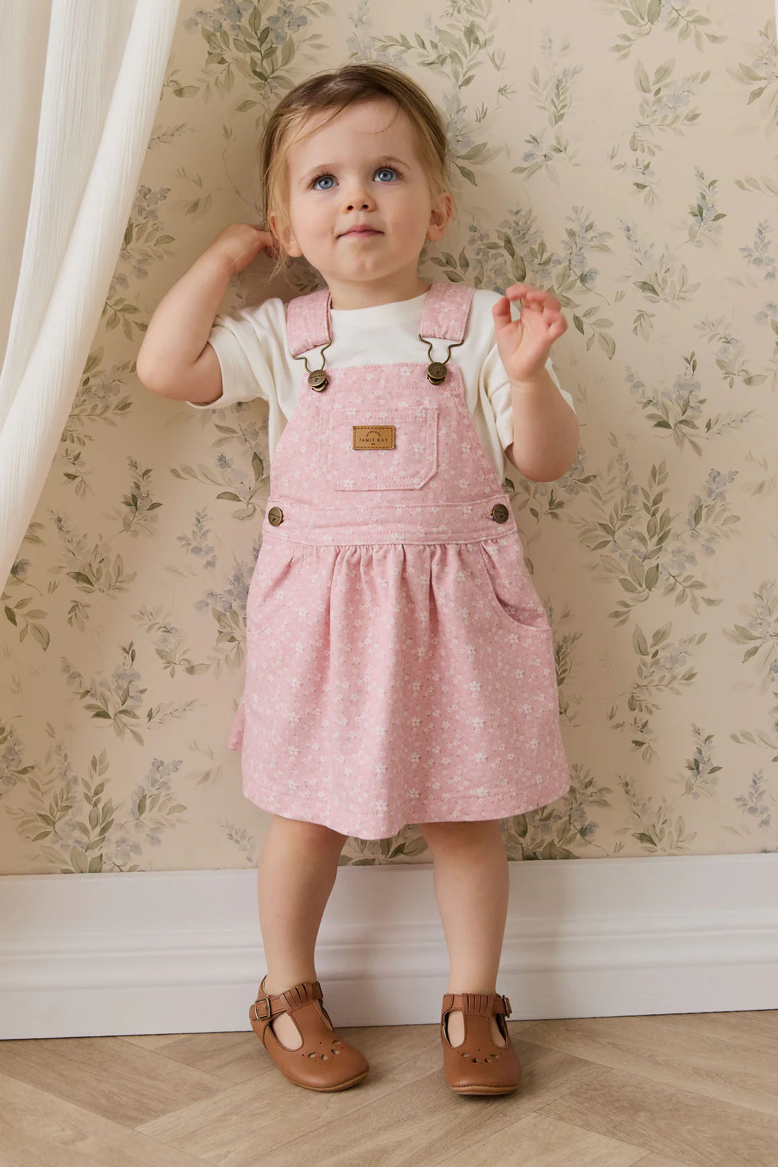 Norah Overall Dress Paula Powder