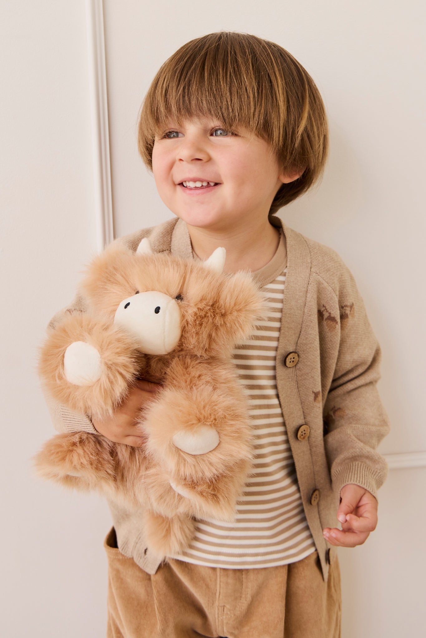 Snuggle Bunnies – Hilda The Highland Cow (Caramel)