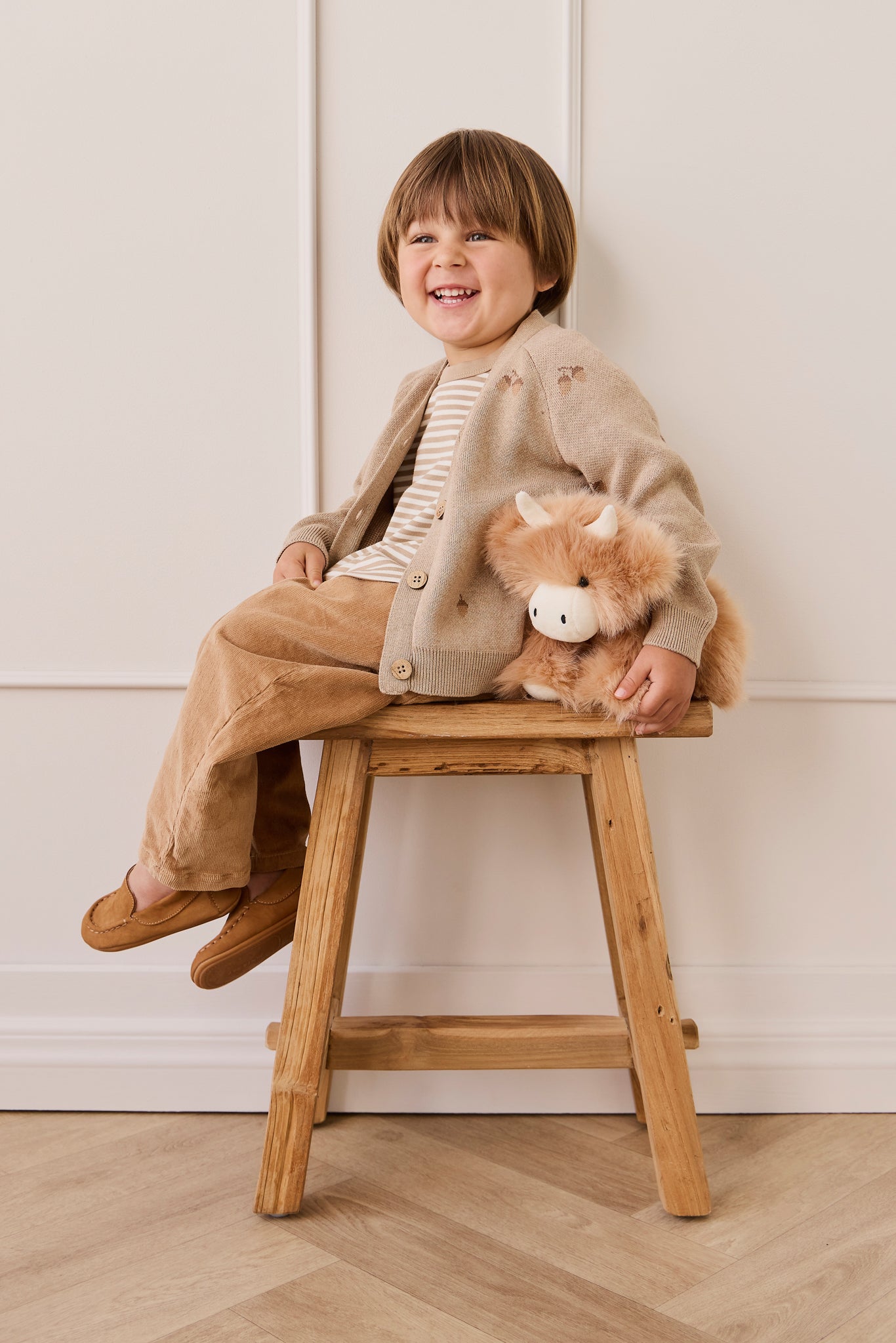 Snuggle Bunnies – Hilda The Highland Cow (Caramel)