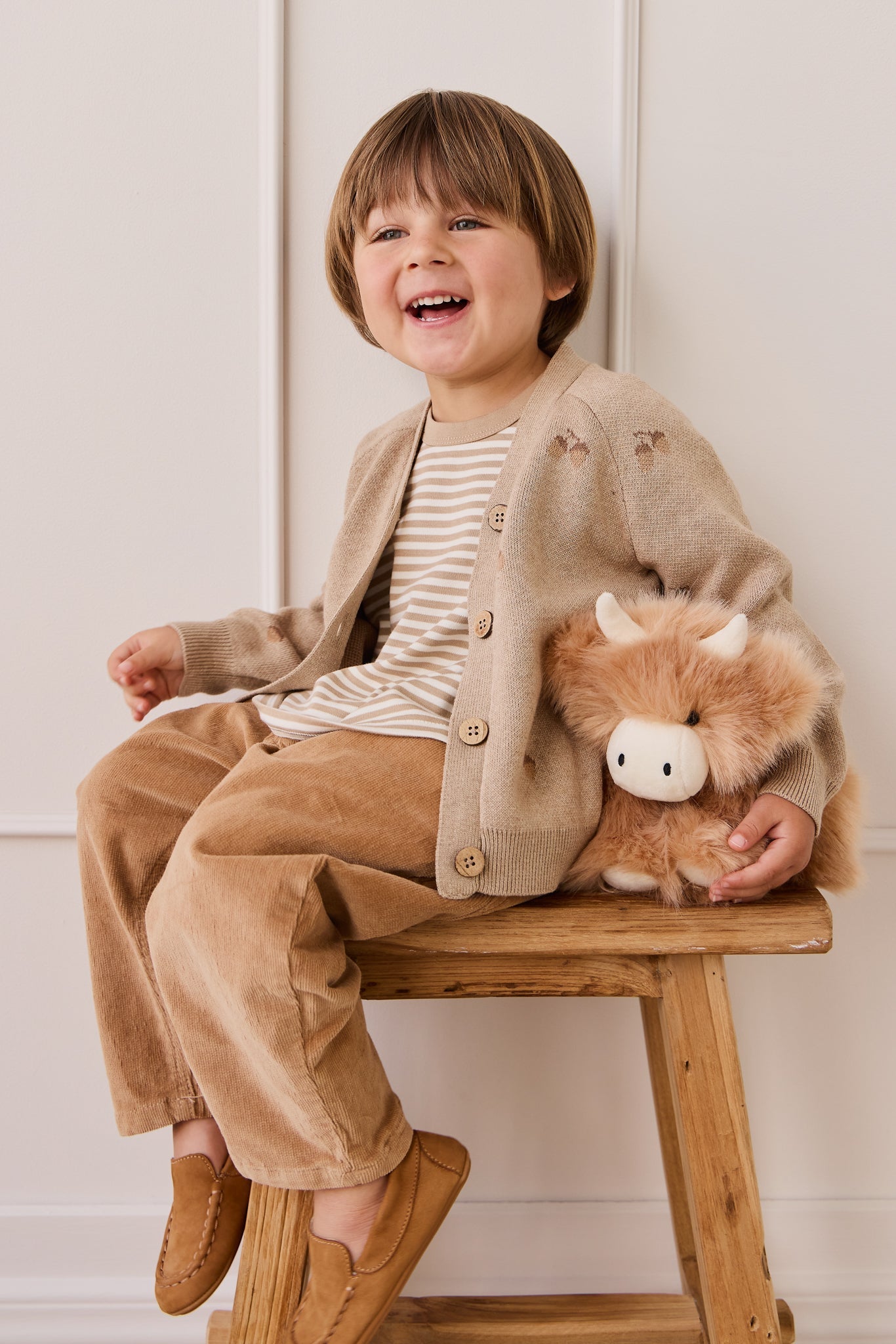 Snuggle Bunnies – Hilda The Highland Cow (Caramel)