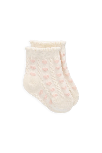 Annabelle Sock Annabelle Heart Jacquard