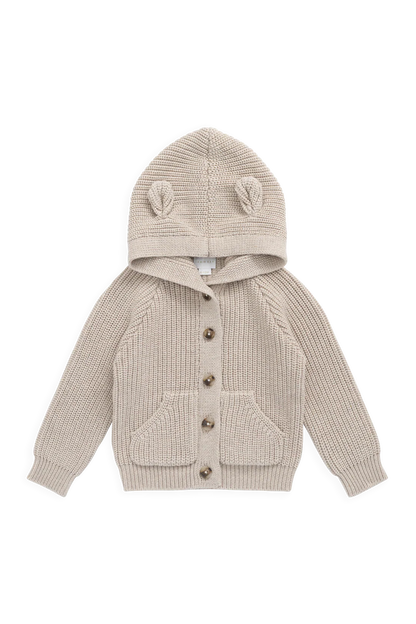 Bear Cardigan Oat