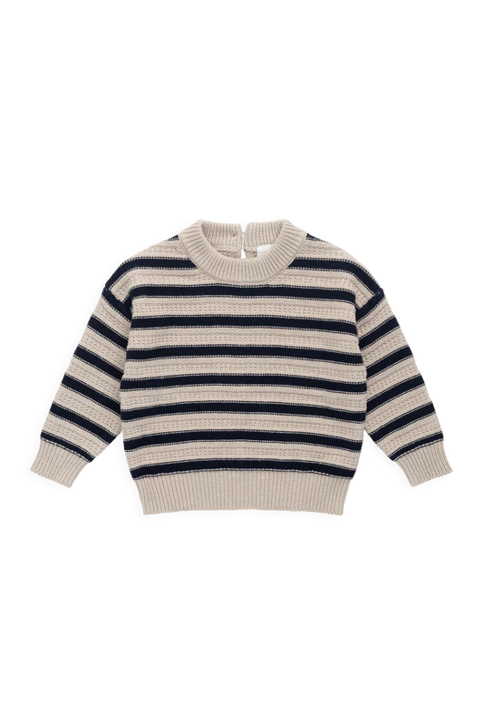Byron Jumper Byron Stripe Oat / Eclipse