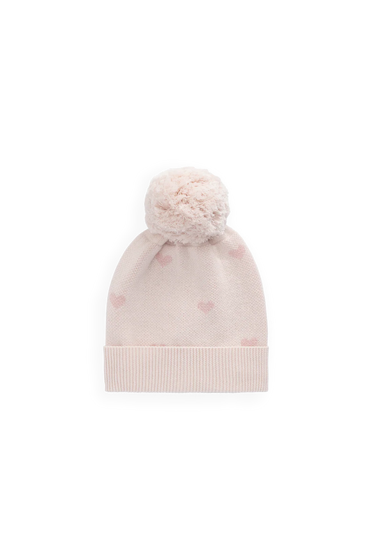Kate Hat Kate Heart Jacquard Cotton Candy