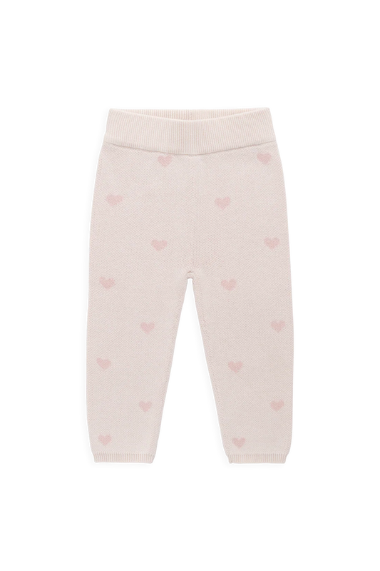Kate Legging Kate Heart Jacquard Cotton Candy